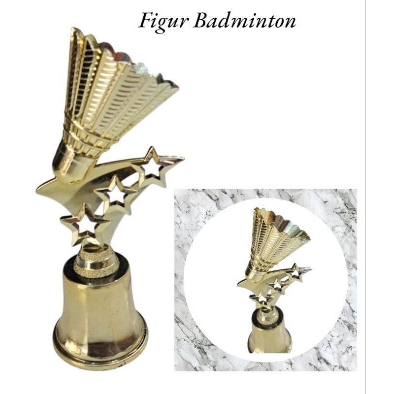 Figur Trophy / Tropi / Kepala Trophy Badminton(Perpcs)