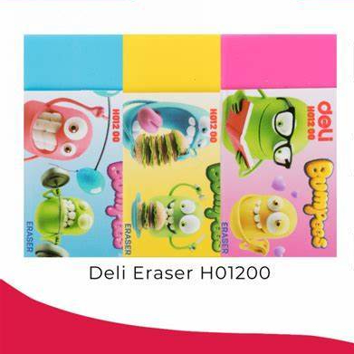 

ERASER DELI H01200 BUMPESS ERASER 40×22×12mm (ISI 3)