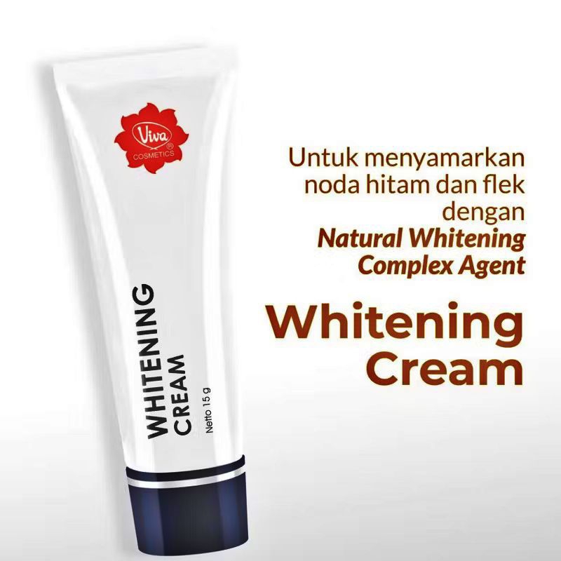 Viva Whitening Cream 15g/ Cream pemutih wajah