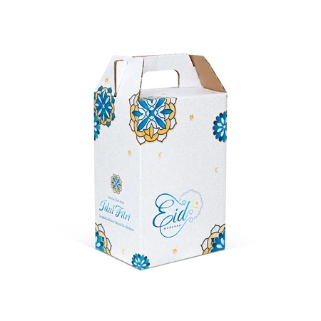 

(10 Pcs)Gable Box Idul Fitri 20x15x30 Cm Dus Jinjing Toples Kuker Lebaran Kardus Hampers Eid Mubarak