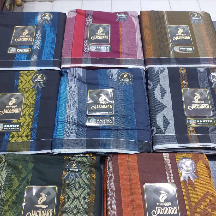 Promo 10pcs Sarung Mangga jacquard Premium - Sarung Mangga Premium Grosir