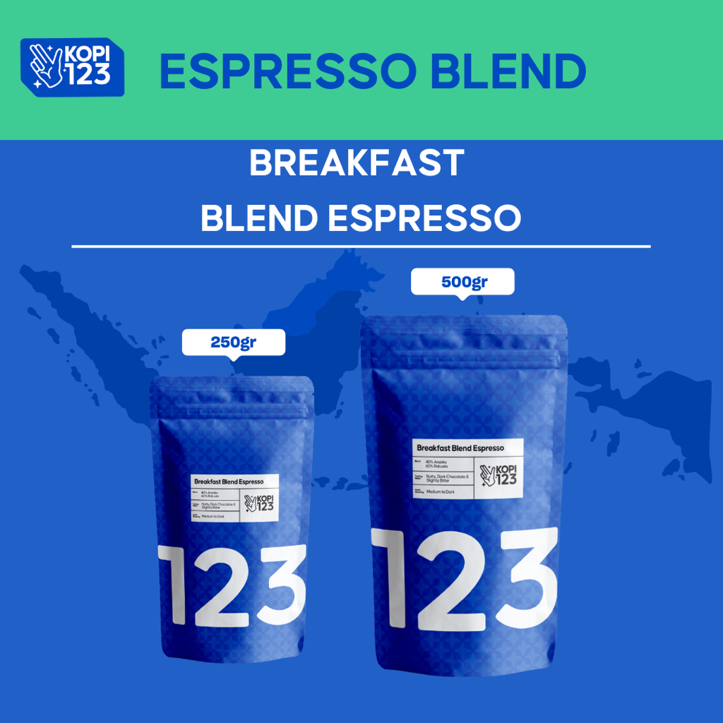 

KOPI BREAKFAST BLEND ESPRESSO 250GR