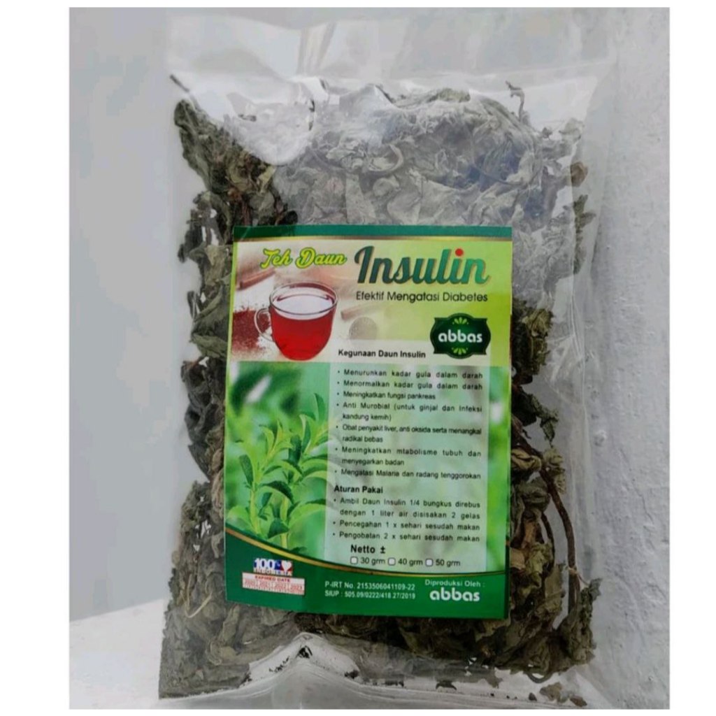 

Teh Seduh Daun Insulin / Yakon Untuk Diabetes