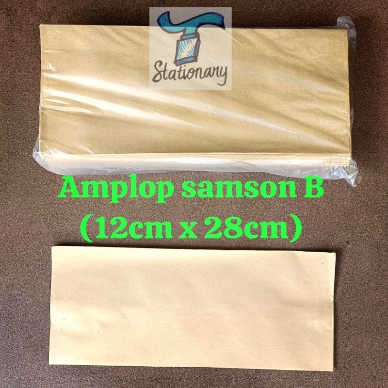 

Amplop Samson B (12x28cm).