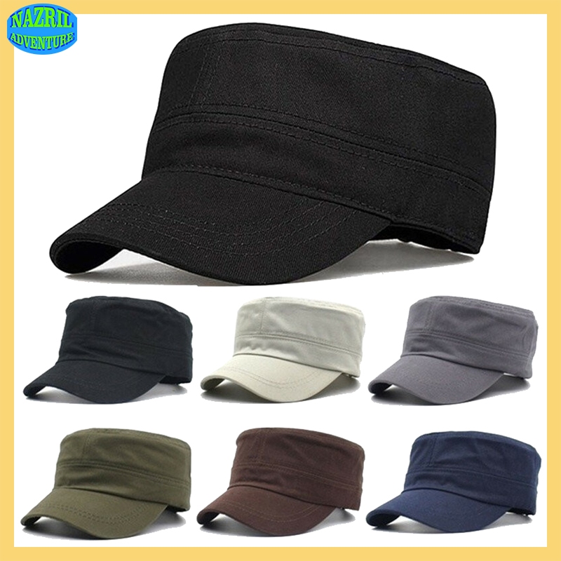 Topi Komando Unisex Pria Wanita Warna Polos Remaja Dewasa Topi Comando Tactical Militer Topi Jaring