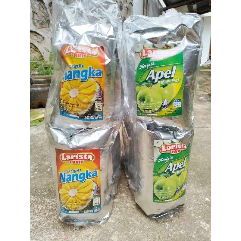 

Kripik Buah Apel Larista 60gr Kwalitas II