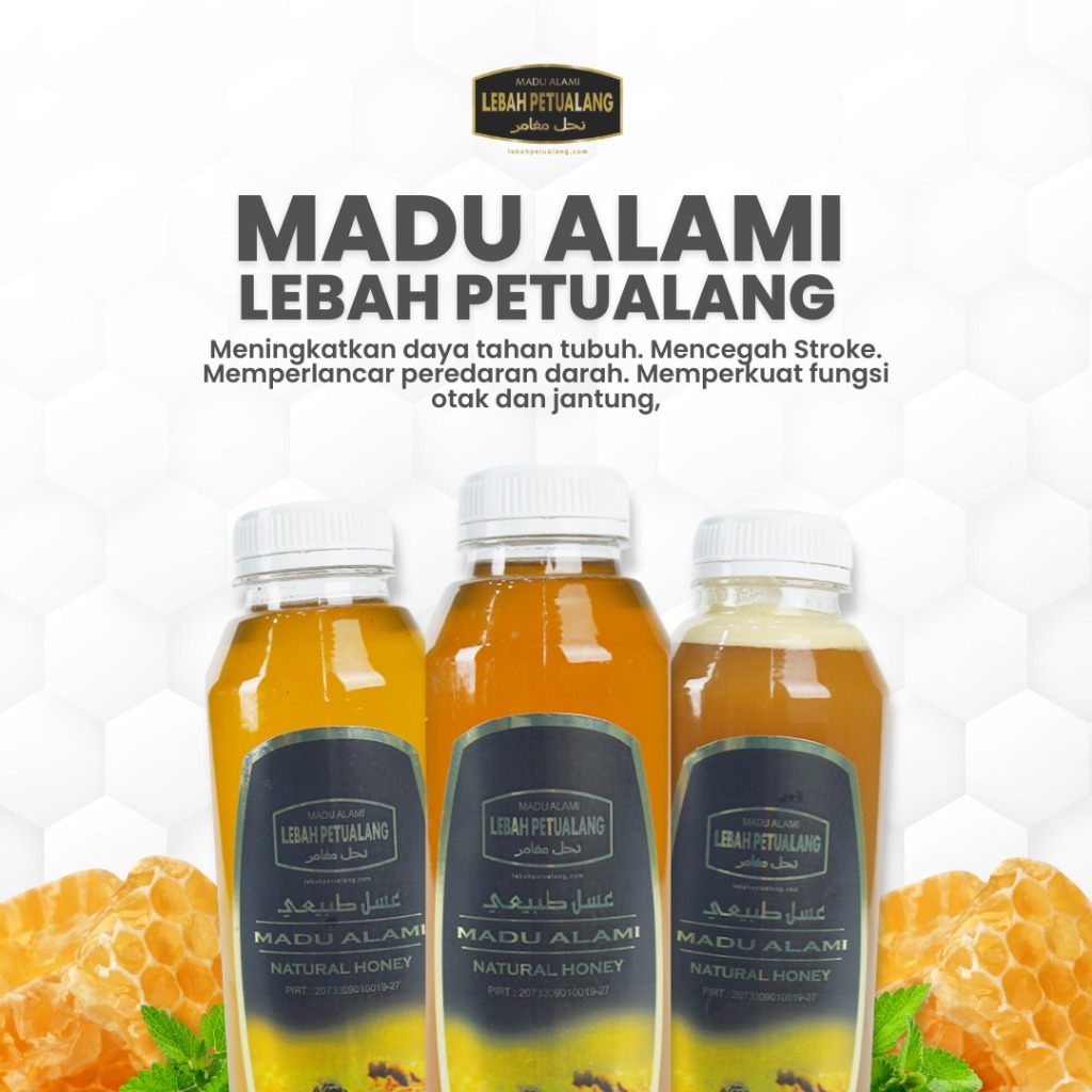 

Madu Asli lebah petualang 100% Original Alami