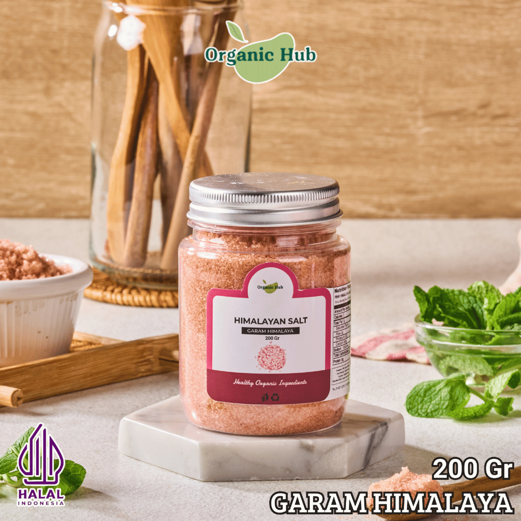 

Organic Hub Garam Himalaya Quality Premium 100% Original Untuk MPASI Pure Murni Pink Sea Salt 200 gr