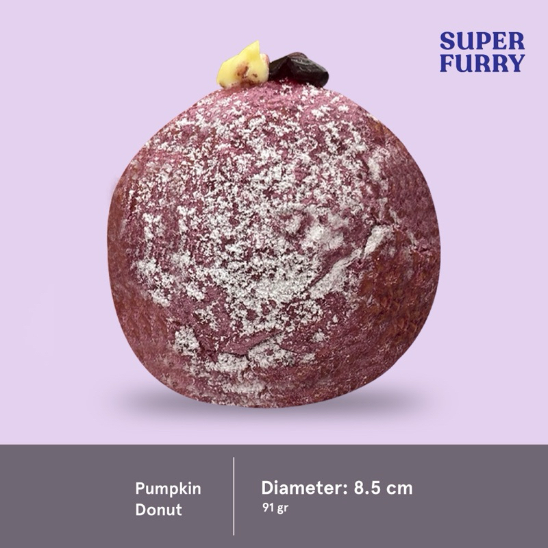 

Pumpkin Donut Blueberry and Cream Custard