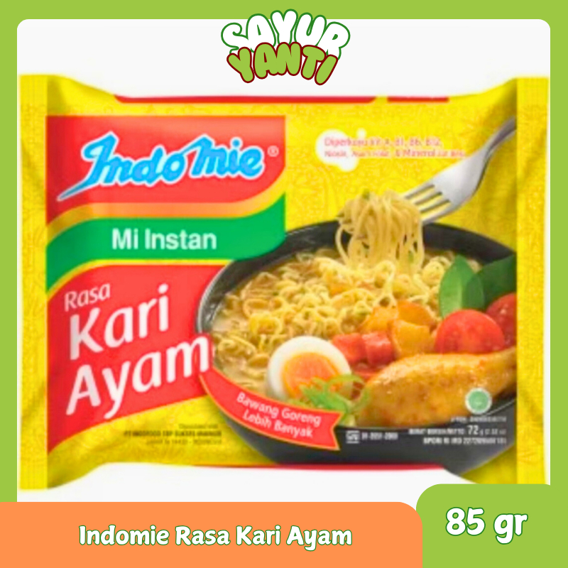 

Indomie Rasa Kari Ayam 85 gr - Ssyur Yanti