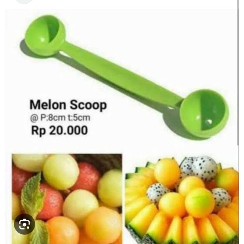

Cetakan buah Melon scoop mix colour