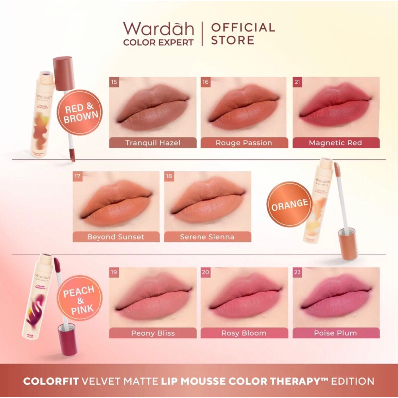 Wardah Velvet Matte Lip Mousse
