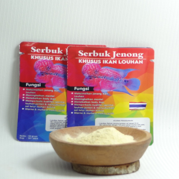 Serbuk Jenong untuk Menaikkan Jenong ikan Louhan Original