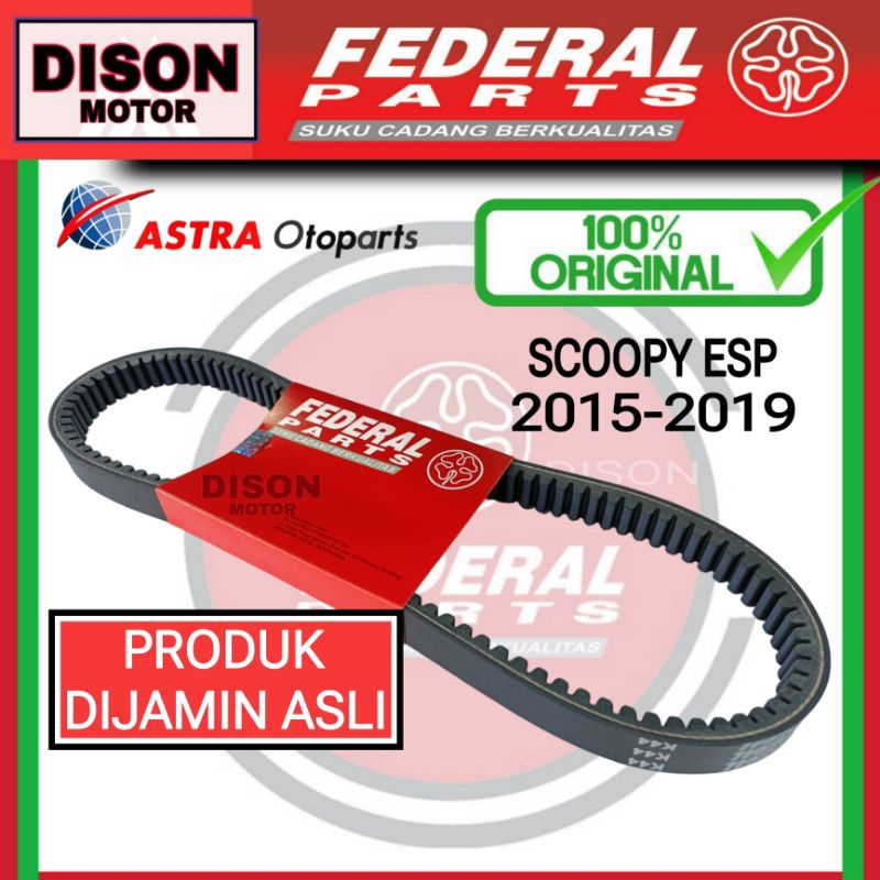 Vanbelt federal Scoopy Esp tahun 2015-2019 k44 original vbelt vanbel federal
