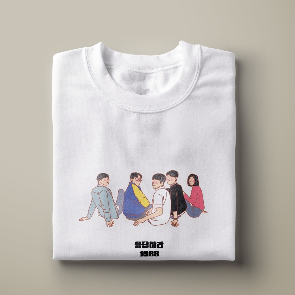 KAOS REPLY 1988 KDRAMA FANART T-SHIRT KOREAN DRAMA KDRAMA MERCHANDISE KAOS DRAMA KOREA
