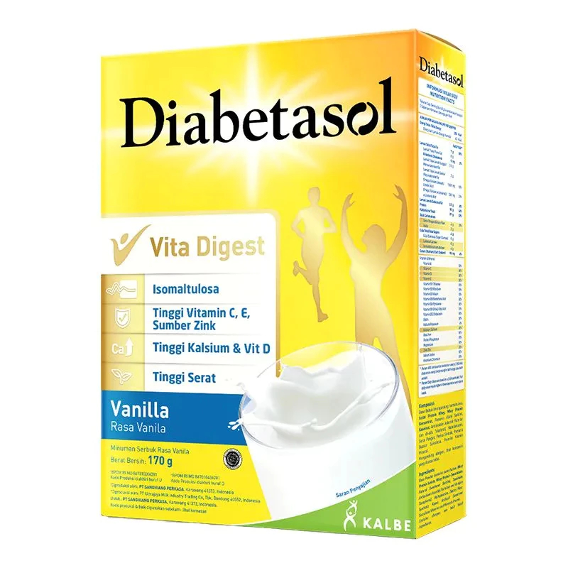 

SUSU DIABETASOL VITA DIGEST VANILA 170GR UNTUK PENEDERITA DIEBETES