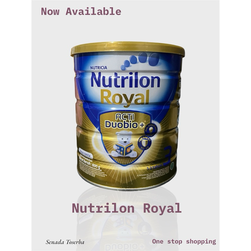 

Nutrilon Royal 3 Vanila Susu Pertumbuhan Bubuk 800 gr