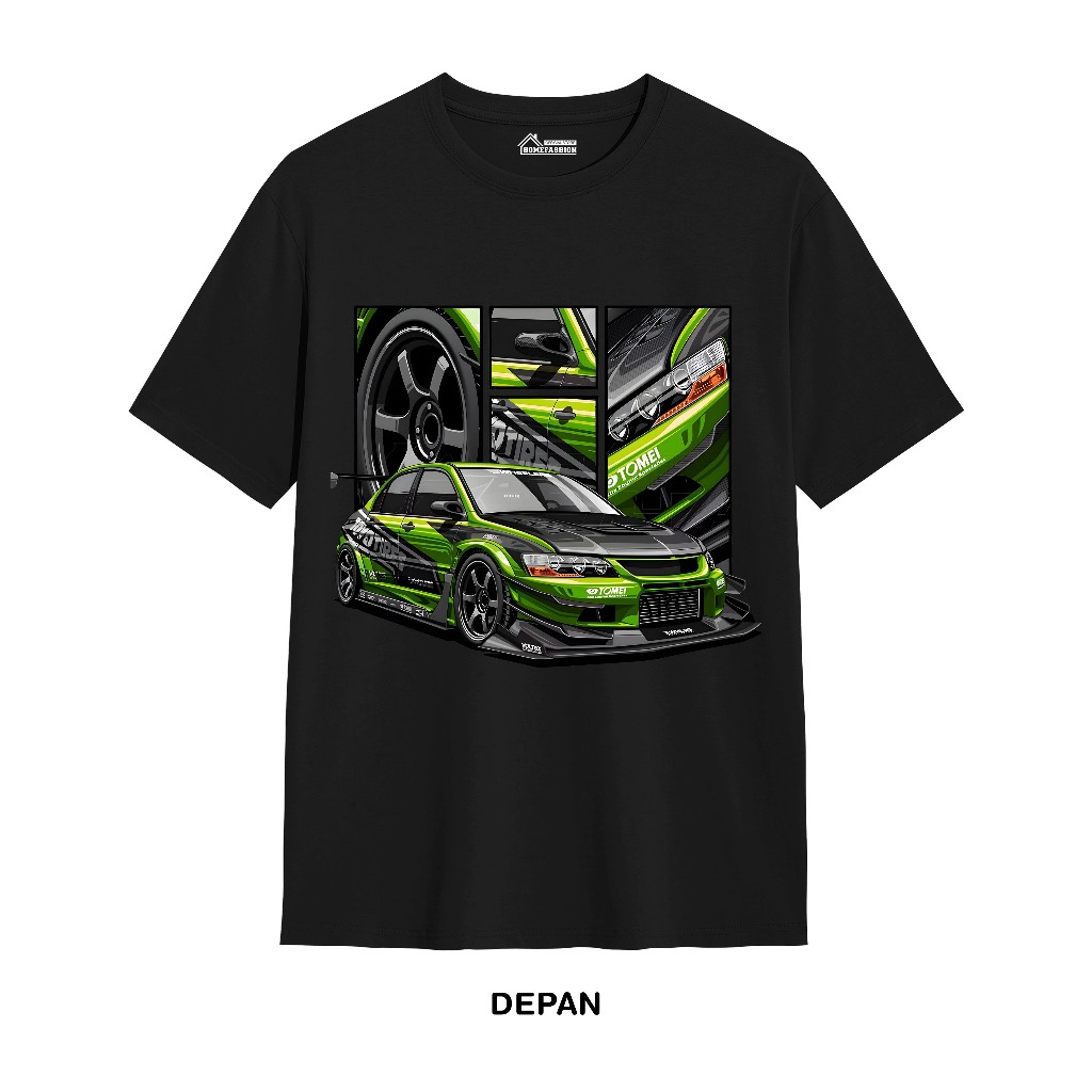 kaos racing mitsubishi evo 8 kaos  distro original | kaos mobil