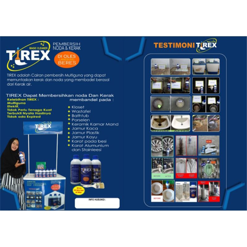TIREX MAGIC CLEANER Cairan pembersih Multiguna untuk noda dan kerak air