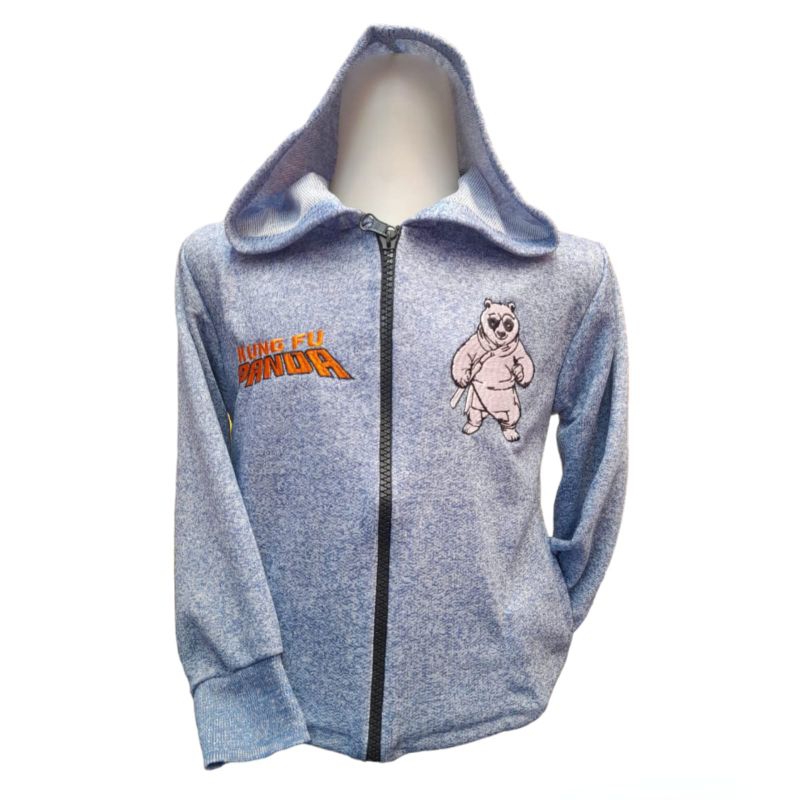 Model Terbaru/Jaket Anak Laki-Laki Kungfu Panda Bahan Two Tone/Kids Jacket/Jaket Anak Laki-laki 5 Ta