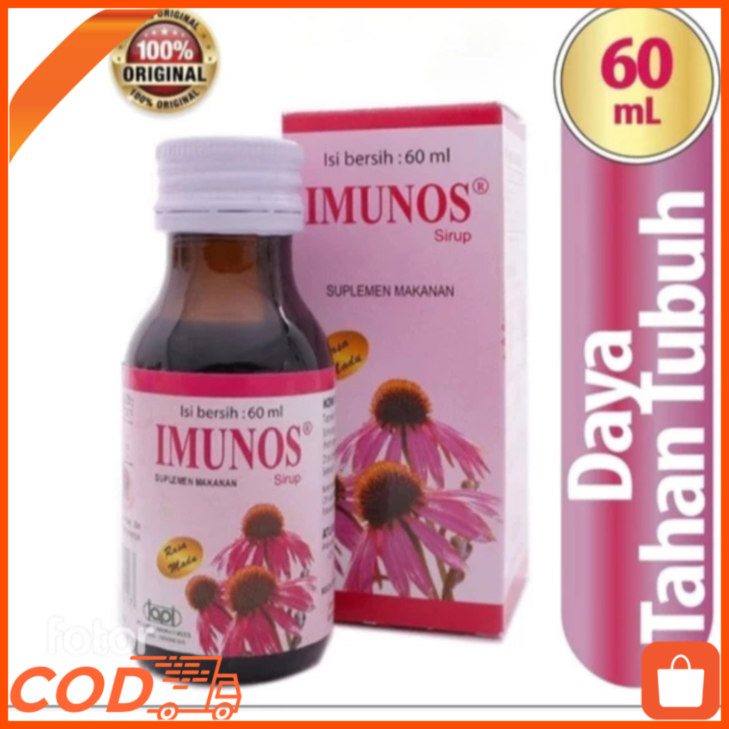 Imunos Sirup Anak, Imunos Syrup Multivitamin Anak isi 60 ml, Imunos Plus, Imunos Plus Suplemen Anak