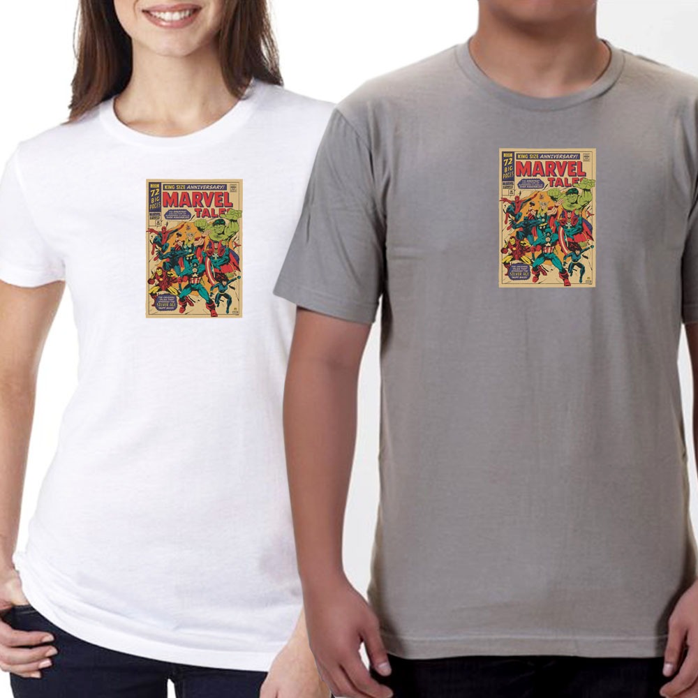 Kaos Unisex Dewasa Marvel Tales