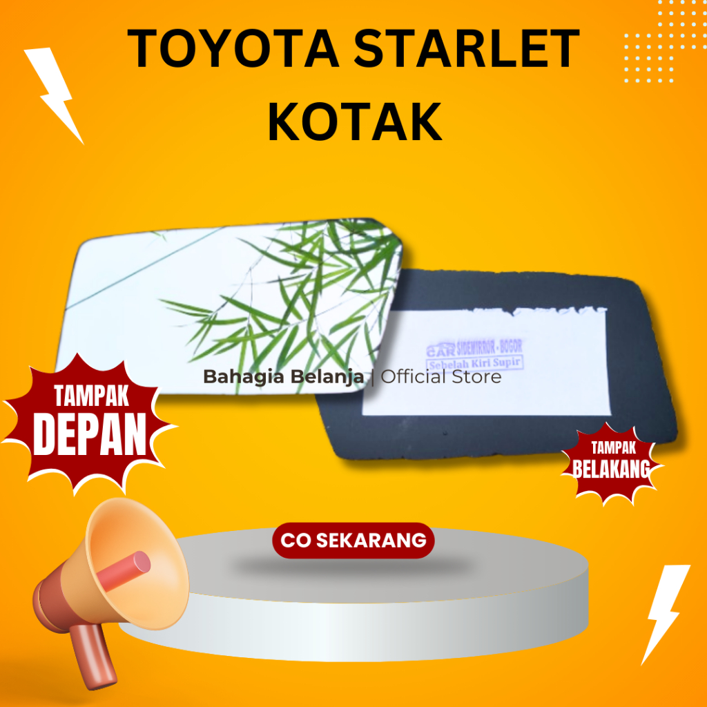 Kaca Spion Starlet Kotak Kanan Kiri Stako