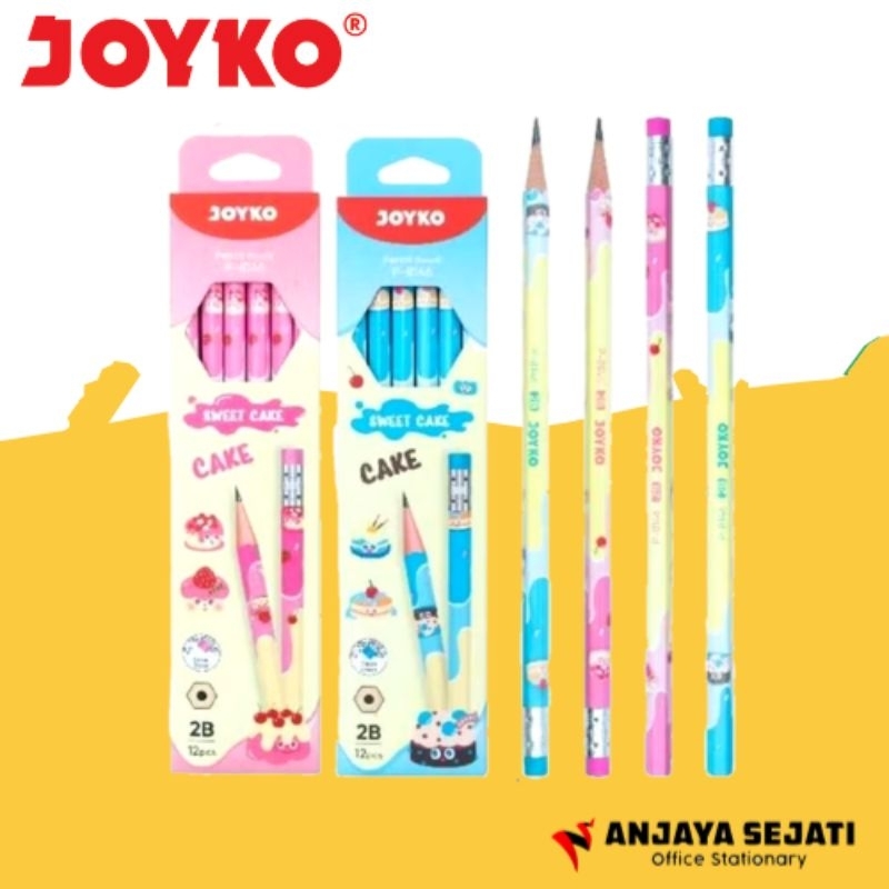 

Pensil 2B Joyko P-8146 Sweet Cake | Perlusin