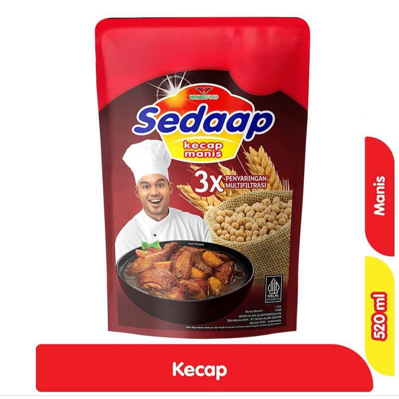 

Sedaap Kecap Manis Pouch 520 ML