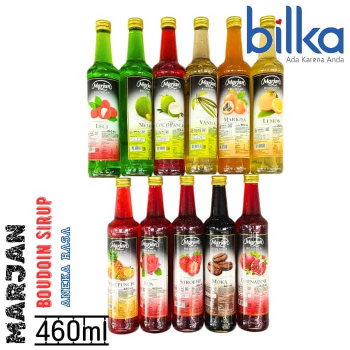 

MARJAN Sirup Boudoin 460ml Aneka Rasa