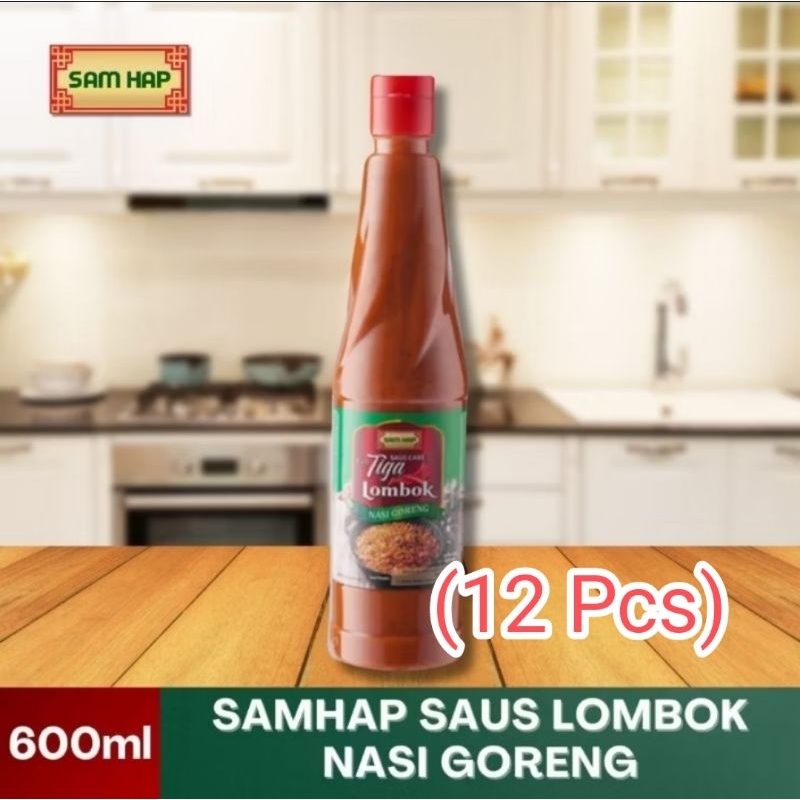 

Samhap Saus Lombok Nasi Goreng Botol Plastik 600mL (12 Pcs)