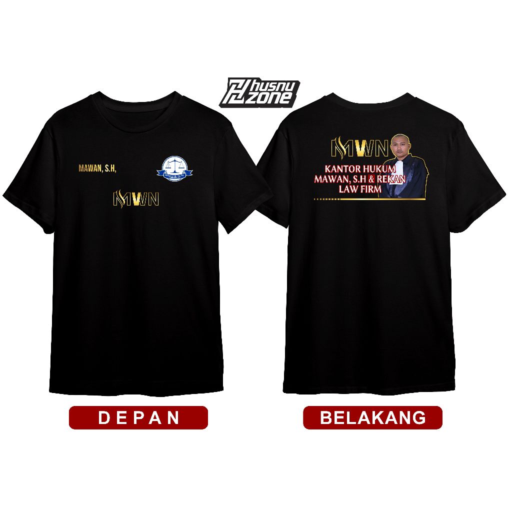 Kaos Kantor Hukum MWN dan Rekan