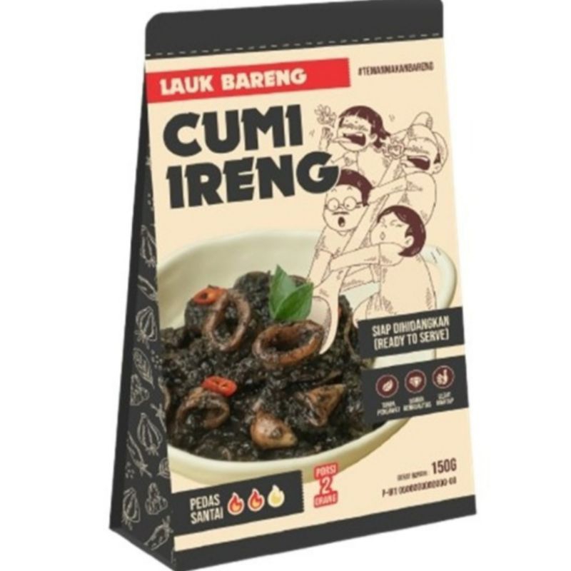 

Lauk Bareng Cumi Ireng 150gr