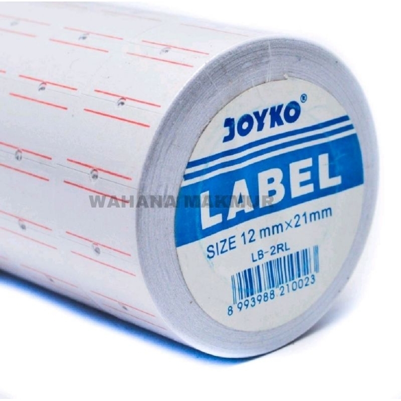 

Price Label/Label Harga Joyko 1 line LB-2RL