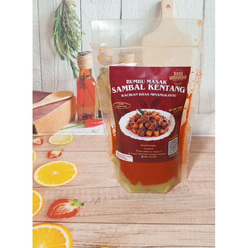 Bumbu Sambal Goreng Kentang Rasa Minangku, bumbu sambal goreng kentang, bumbu sambal goreng ati, bum