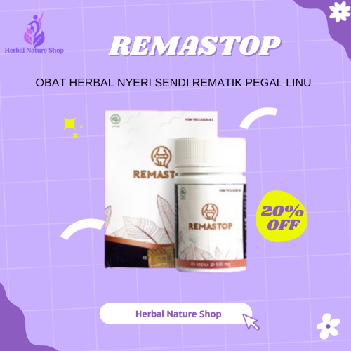 Remastop Obat Herbal Nyeri Sendi Rematik Pegal Linu Original | Healtik Obat Herbal BPOM