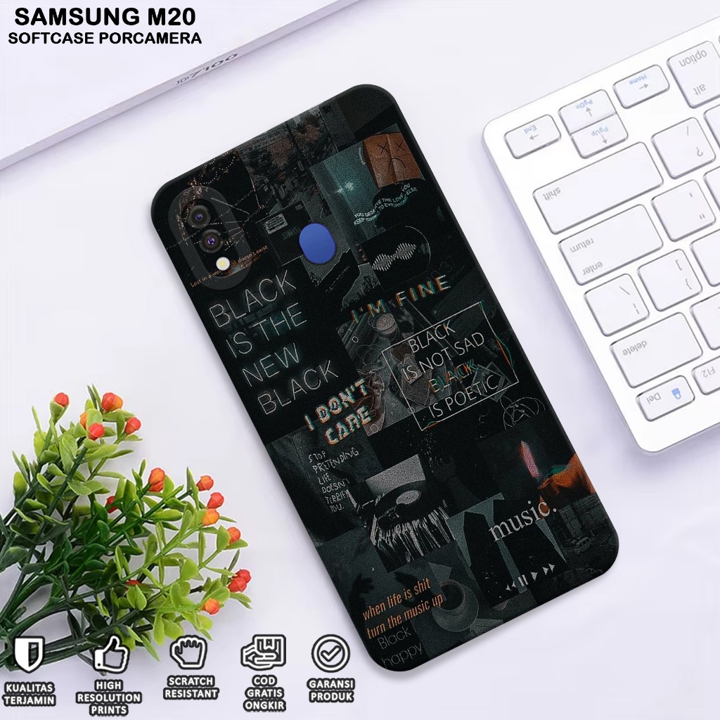 Case Hp Samsung M20 - Casing Hp Samsung M20 - Softcase Samsung M20 MOTIF AESTHETIC - Case Samsung M2