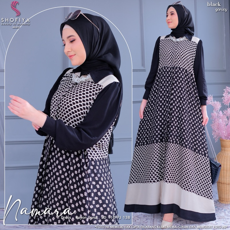 GAMIS DRESS NAMARA ORIGINAL BY SHOFIYA