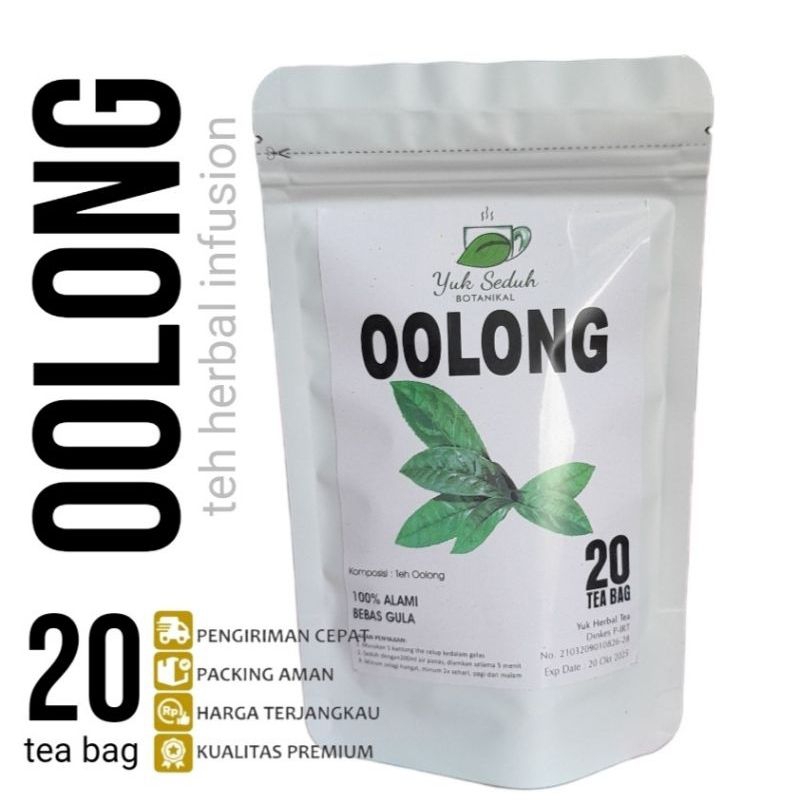 

OOLONG TEA / TEH OOLONG " Penurun Berat Badan " 20 Tea Bag Teh herbal infusion