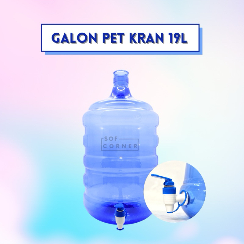 galon pet kran 19 liter