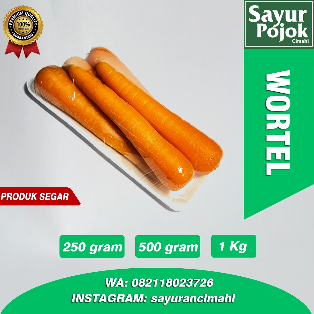 

Sayur Cimahi Wortel Per (250Gram)