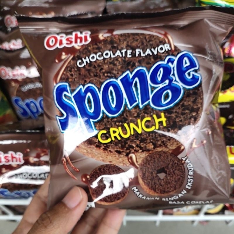 

oishi chocolate sponge crunch 1 pack isi 10 22gr