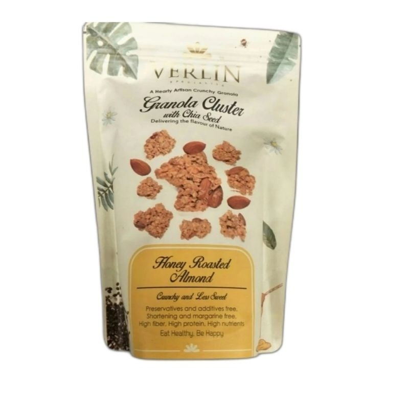 

Verlin Granola Cluster Honey Roasted Almond 150g