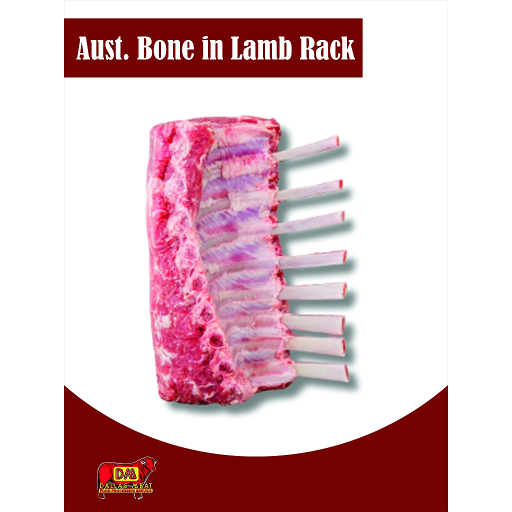 

Australian Bone in Lamb rack/Daging Iga Domba