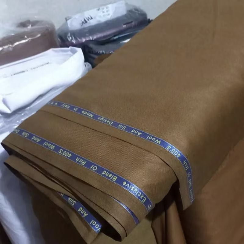 Kain Semi Wool Bahan Seragam Pemda Khaki PNS, ASN, PDH Premium Halus Adem