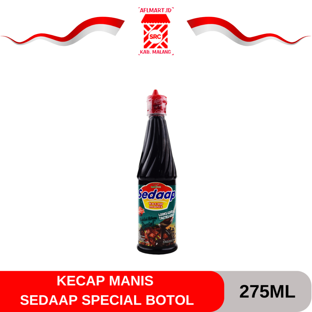 

SEDAAP KECAP MANIS SPECIAL BOTOL 275ML // BAHAN MASAKAN //