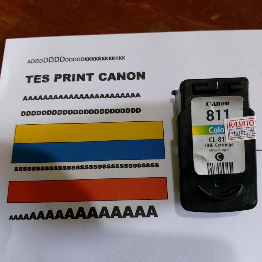 Cartridge Canon Ip 2770 Mp 287 Mp387 Mp258 Cl 811 Color Siap Pakai Setting high Surabaya