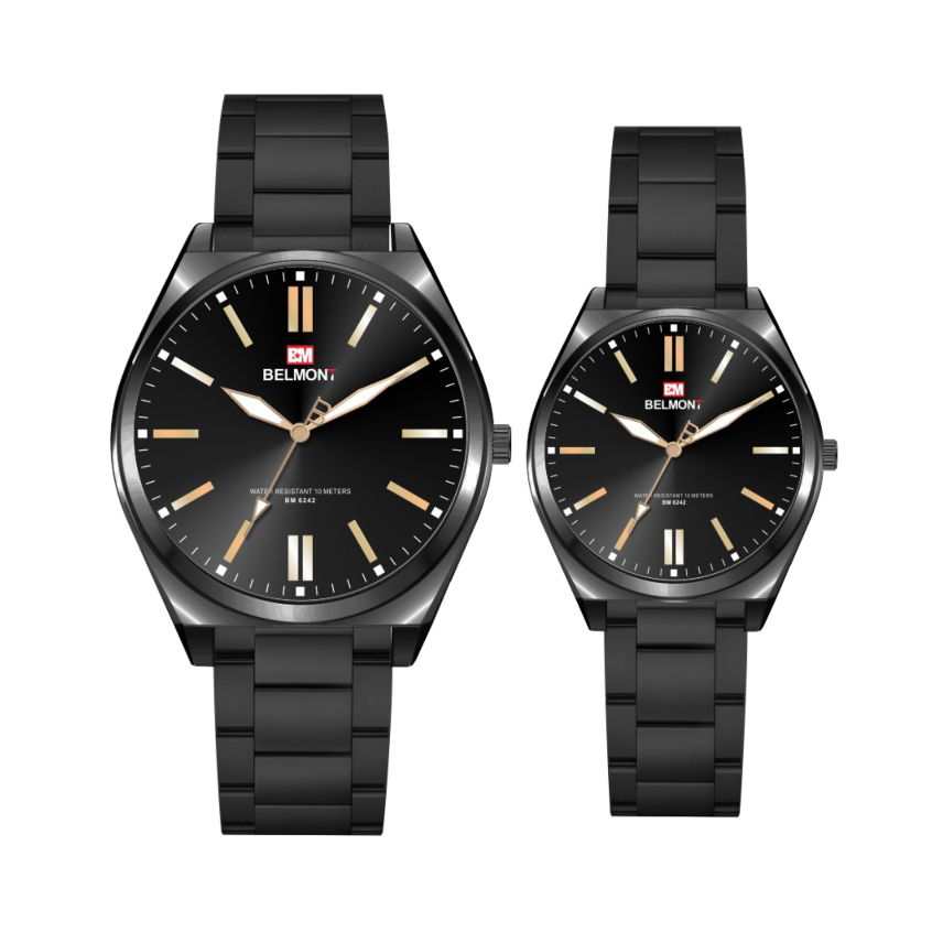 [BELMONT] Jam Tangan COUPLE Rantai Belmont BM 6242 Analog