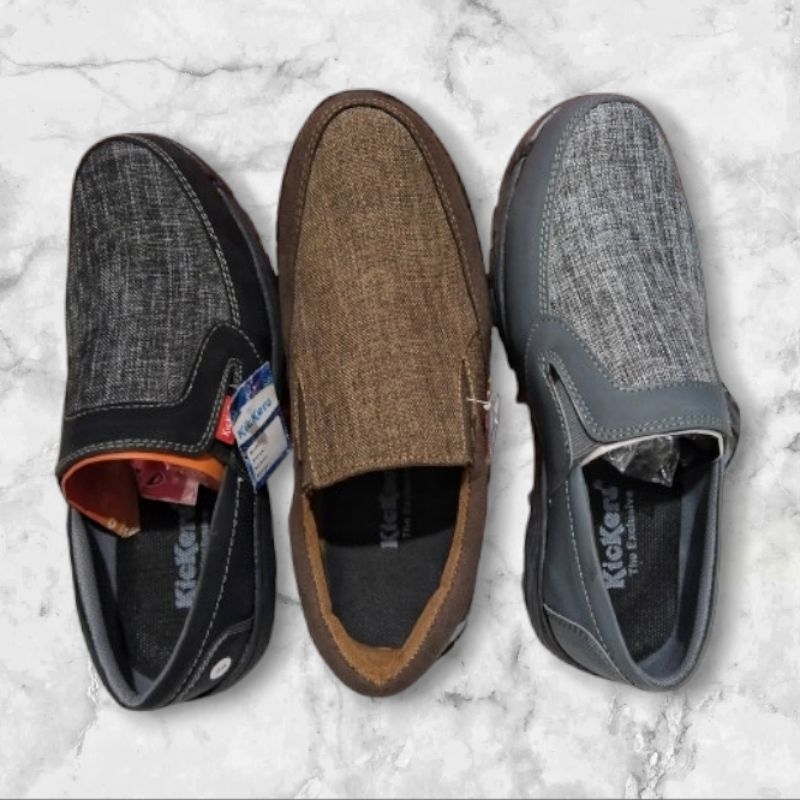 Sepatu Kantor Pria Dewasa | Sepatu Kerja | Sepatu Trending | ABU | COKLAT | HITAM