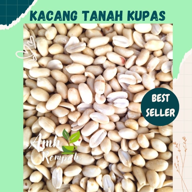 

Kacang Tanah Kupas Kulit Ari Kemasan 200gram